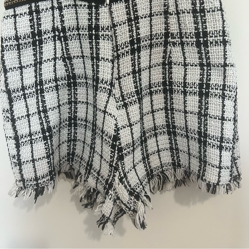 Glamaker Black and White Plaid Romper - Picture 11 of 15